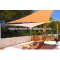 100% virgin HDPE Shade Sail with stainless steel